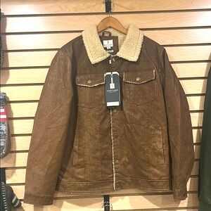 NWT Scott James Strive for Authenticity Brown Jacket